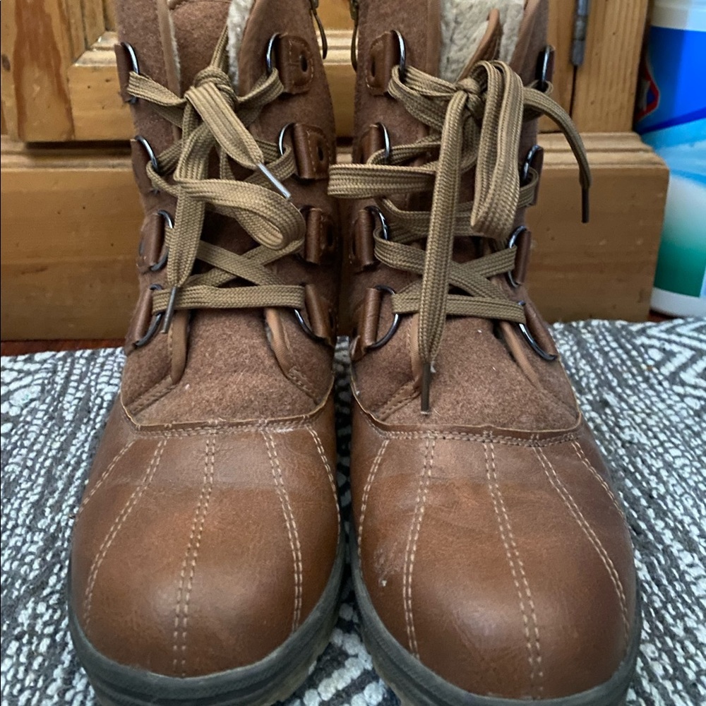 Brown boots